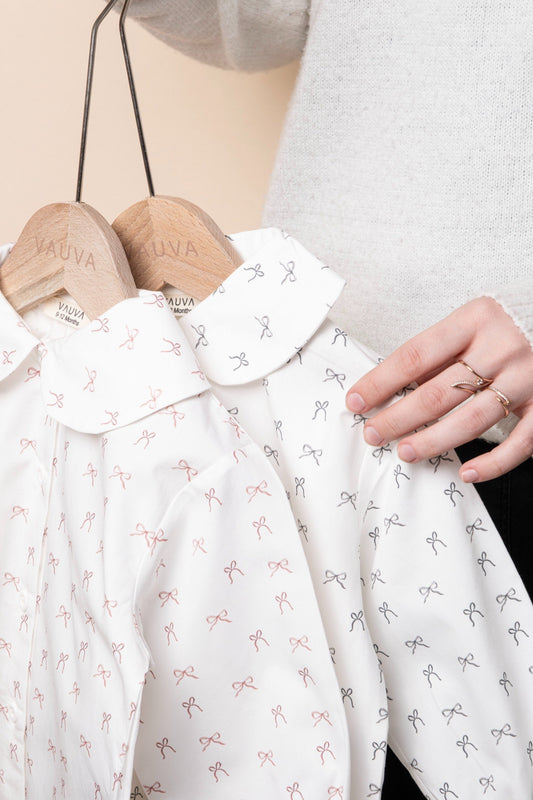Chemise blanche à motif