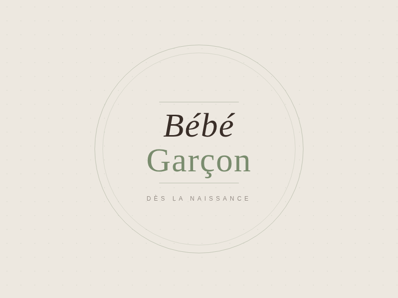 Bébé garçon