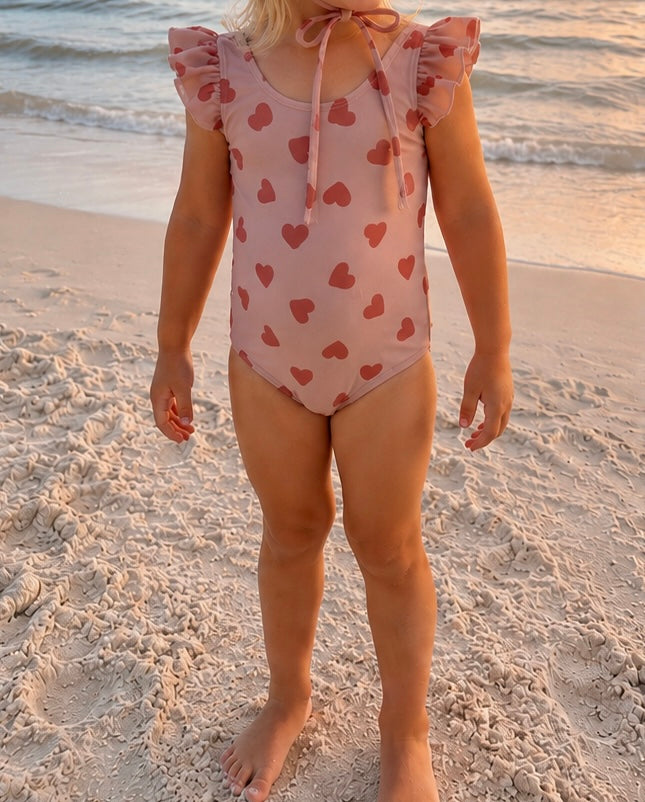 Maillot une pièce avec bonnet