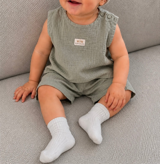 Ensemble en gaze de coton