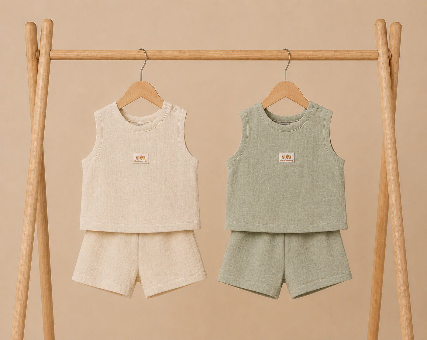 Ensemble en gaze de coton