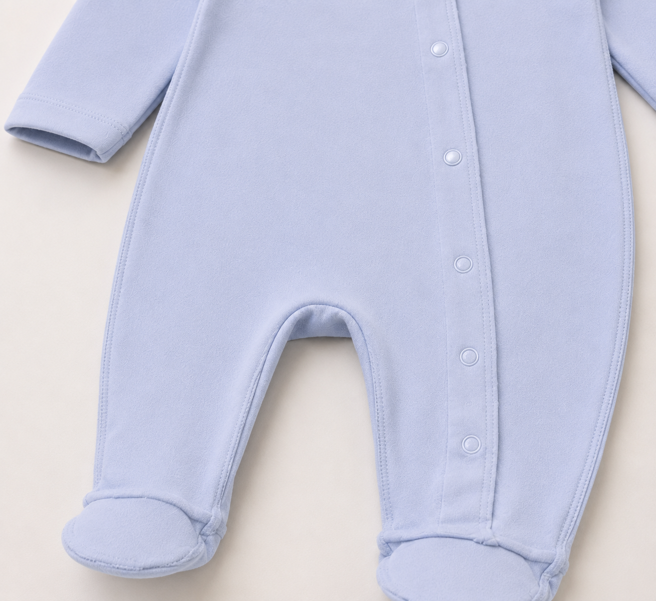 Grenouillère bleu avec bonnet