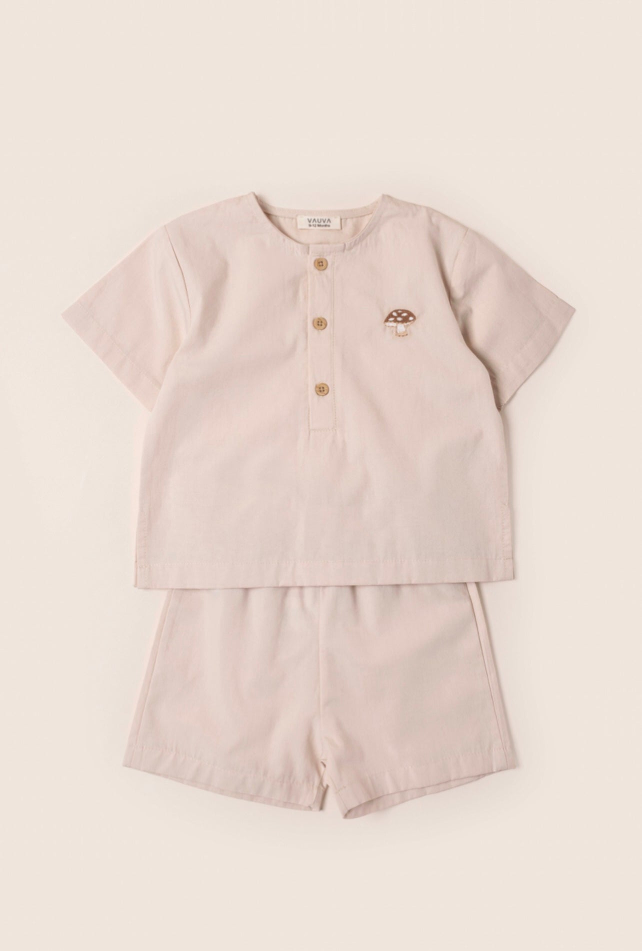 Ensemble beige brodé