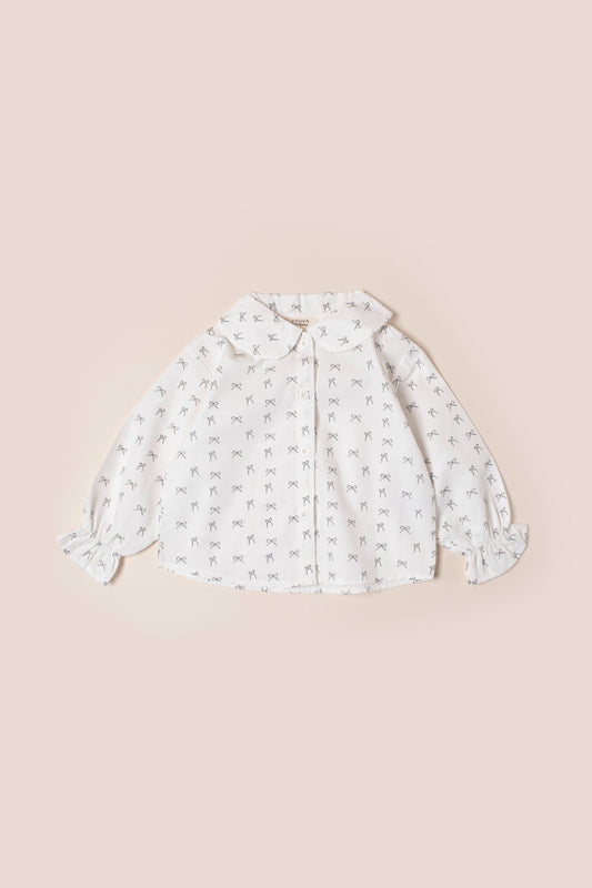 Chemise blanche à motif